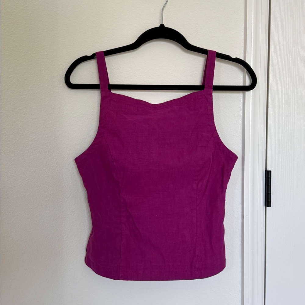 Anthropologie Fuschia Tank Top